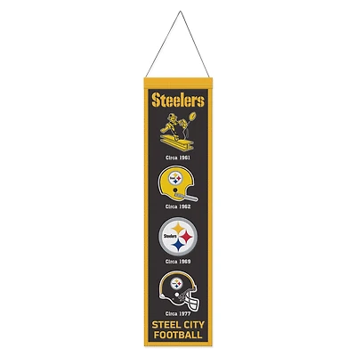 WinCraft Pittsburgh Steelers 8" x 32" Evolution Banner
