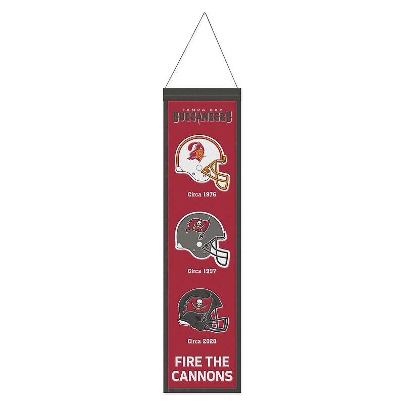 WinCraft Tampa Bay Buccaneers 8" x 32" Evolution Banner