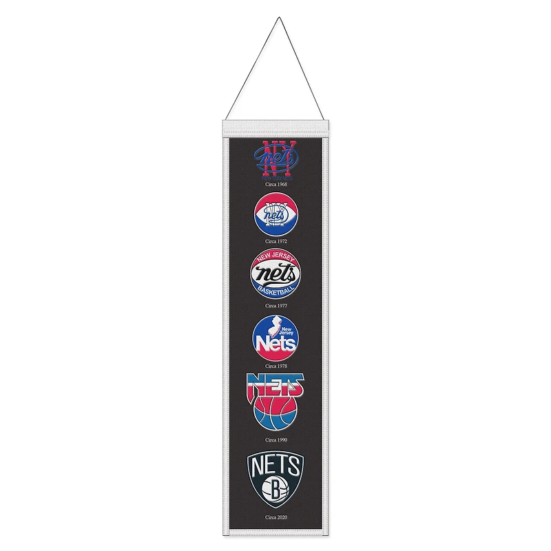 WinCraft Brooklyn Nets 8" x 32" Evolution Banner