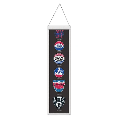 WinCraft Brooklyn Nets 8" x 32" Evolution Banner