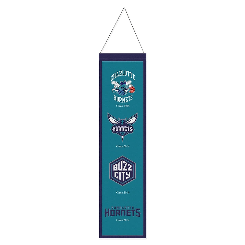 WinCraft Charlotte Hornets 8" x 32" Evolution Banner