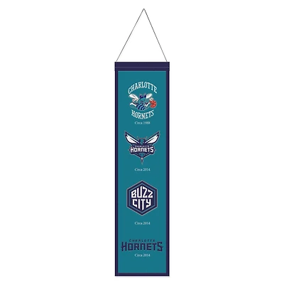 WinCraft Charlotte Hornets 8" x 32" Evolution Banner