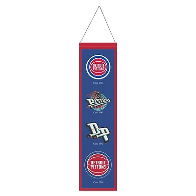 WinCraft Detroit Pistons 8" x 32" Evolution Banner