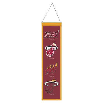 WinCraft Miami Heat 8" x 32" Evolution Banner