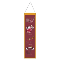 WinCraft Miami Heat 8" x 32" Evolution Banner