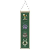 WinCraft Milwaukee Bucks 8" x 32" Evolution Banner