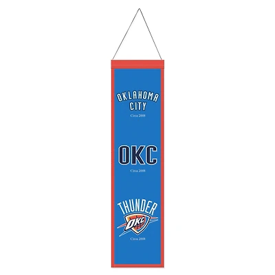 WinCraft Oklahoma City Thunder 8" x 32" Evolution Banner
