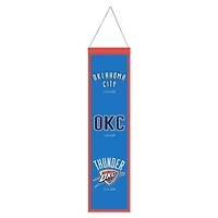 WinCraft Oklahoma City Thunder 8" x 32" Evolution Banner