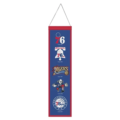 WinCraft Philadelphia 76ers 8" x 32" Evolution Banner