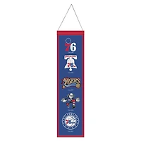 WinCraft Philadelphia 76ers 8" x 32" Evolution Banner