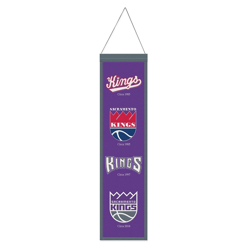 WinCraft Sacramento Kings 8" x 32" Evolution Banner