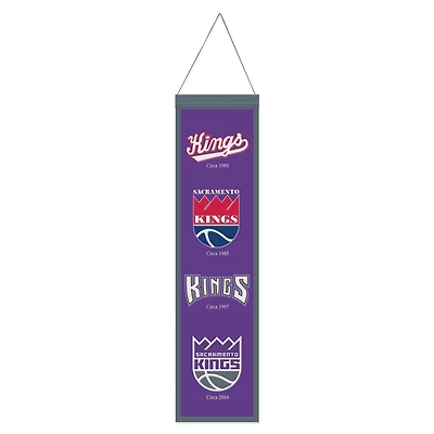 WinCraft Sacramento Kings 8" x 32" Evolution Banner