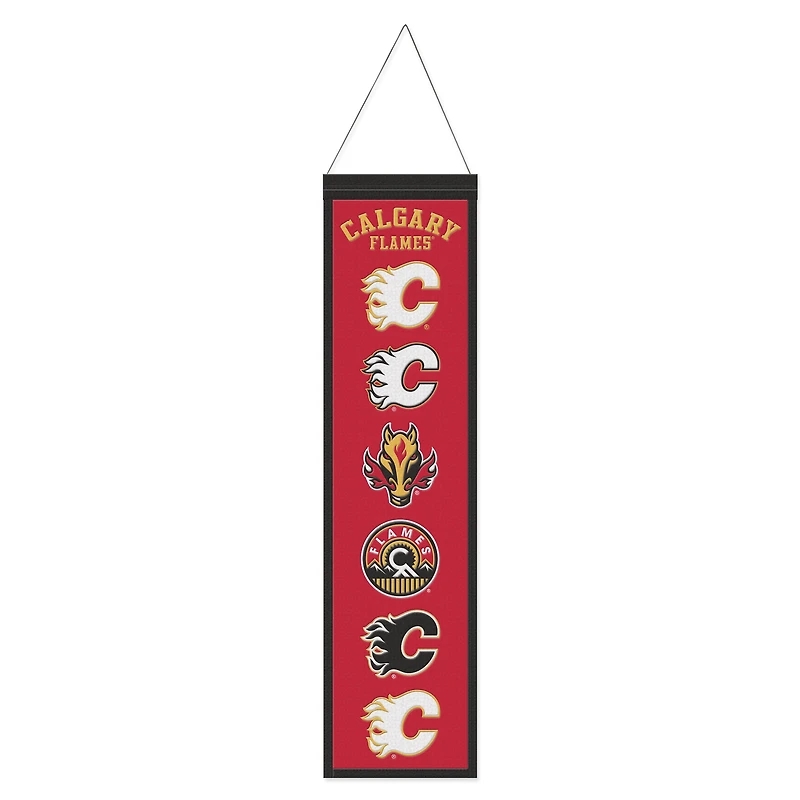 WinCraft Calgary Flames 8" x 32" Evolution Banner