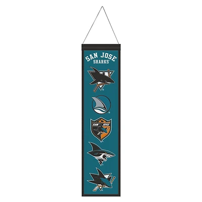 WinCraft San Jose Sharks 8" x 32" Evolution Banner