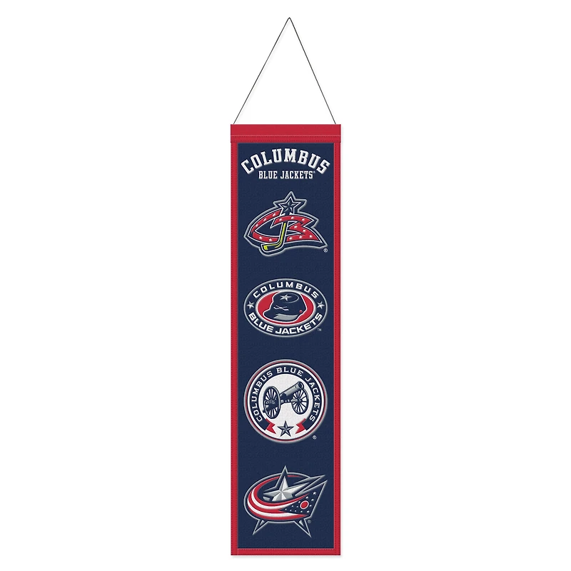 WinCraft Columbus Blue Jackets 8" x 32" Evolution Banner