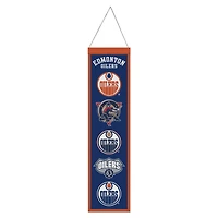 WinCraft Edmonton Oilers 8" x 32" Evolution Banner