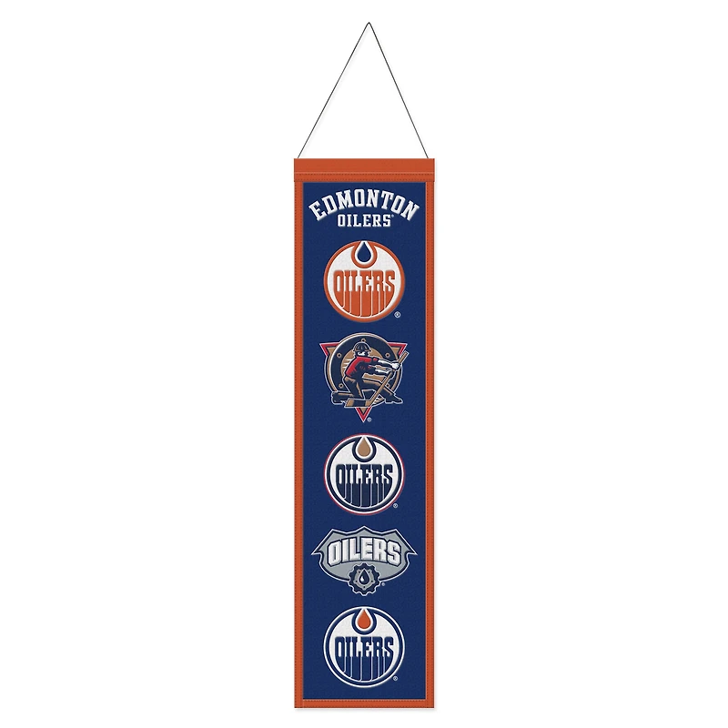 WinCraft Edmonton Oilers 8" x 32" Evolution Banner