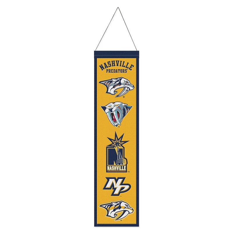 WinCraft Nashville Predators 8" x 32" Evolution Banner