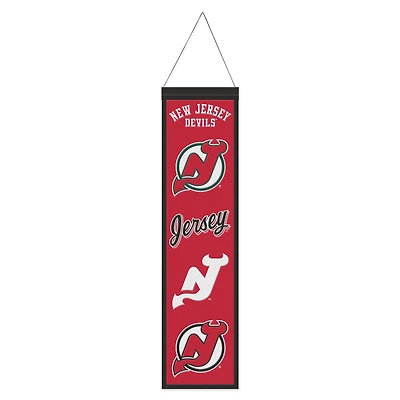 WinCraft New Jersey Devils 8" x 32" Evolution Banner