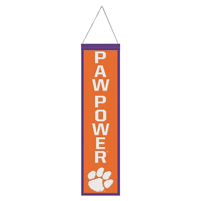 WinCraft Clemson Tigers 8" x 32" Evolution Banner
