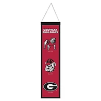 WinCraft Georgia Bulldogs 8" x 32" Evolution Banner