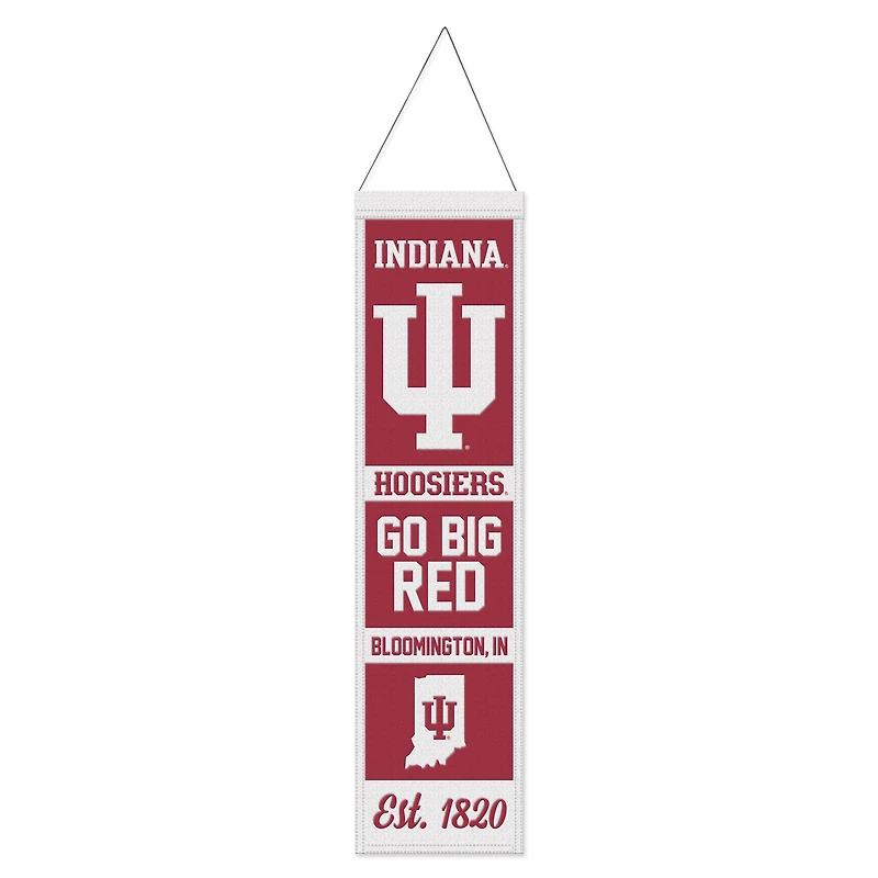 WinCraft Indiana Hoosiers 8" x 32" Evolution Banner