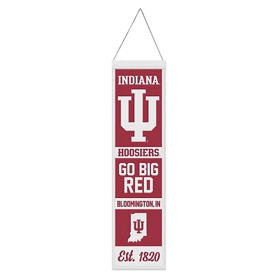 WinCraft Indiana Hoosiers 8" x 32" Evolution Banner