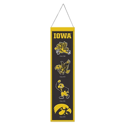 WinCraft Iowa Hawkeyes 8" x 32" Evolution Banner