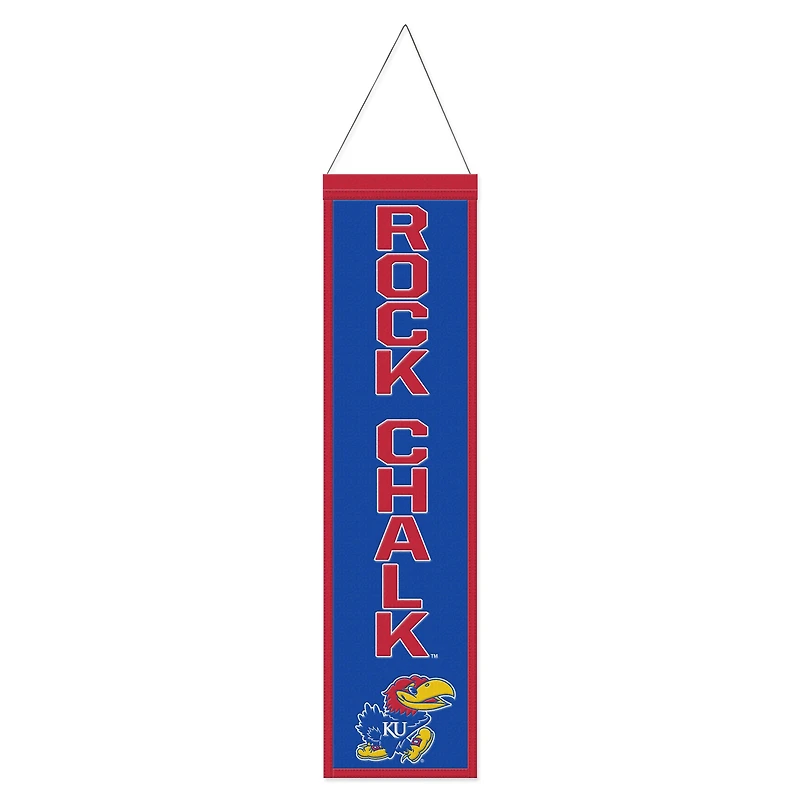 WinCraft Kansas Jayhawks 8" x 32" Evolution Banner