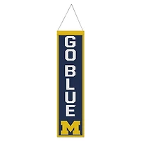 WinCraft Michigan Wolverines 8" x 32" Slogan Wool Banner