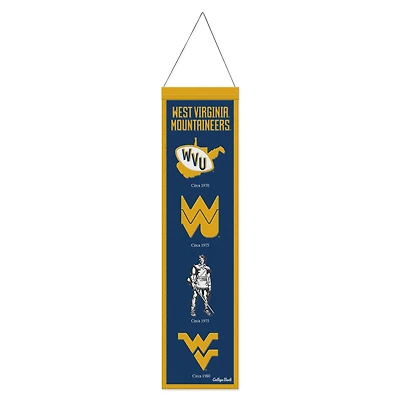 WinCraft West Virginia Mountaineers 8" x 32" Evolution Banner