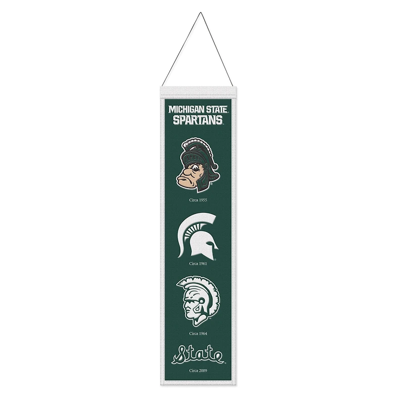 WinCraft  Michigan State Spartans 8" x 32" College Vault Evolution Banner