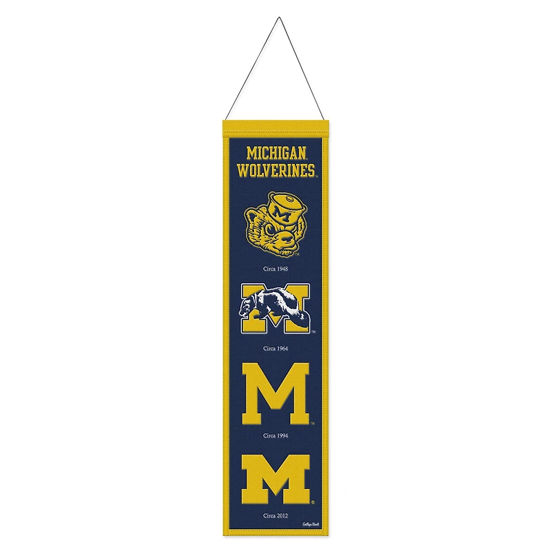 WinCraft  Michigan Wolverines 8" x 32" College Vault Evolution Banner