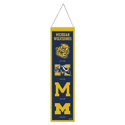 WinCraft  Michigan Wolverines 8" x 32" College Vault Evolution Banner