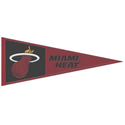 WinCraft Miami Heat 13" x 32" Wool Primary Logo Pennant