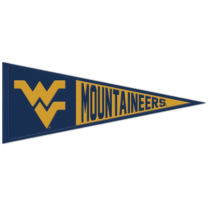 WinCraft West Virginia Mountaineers 13" x 32" Wool Primary Logo Pennant