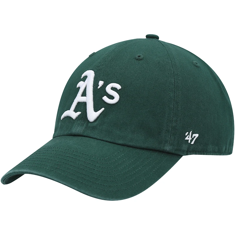Men's '47 Green Athletics Clean Up Adjustable Hat