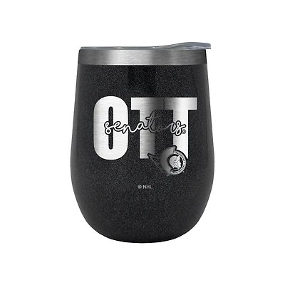 Ottawa Senators 10oz. Onyx Wine Tumbler