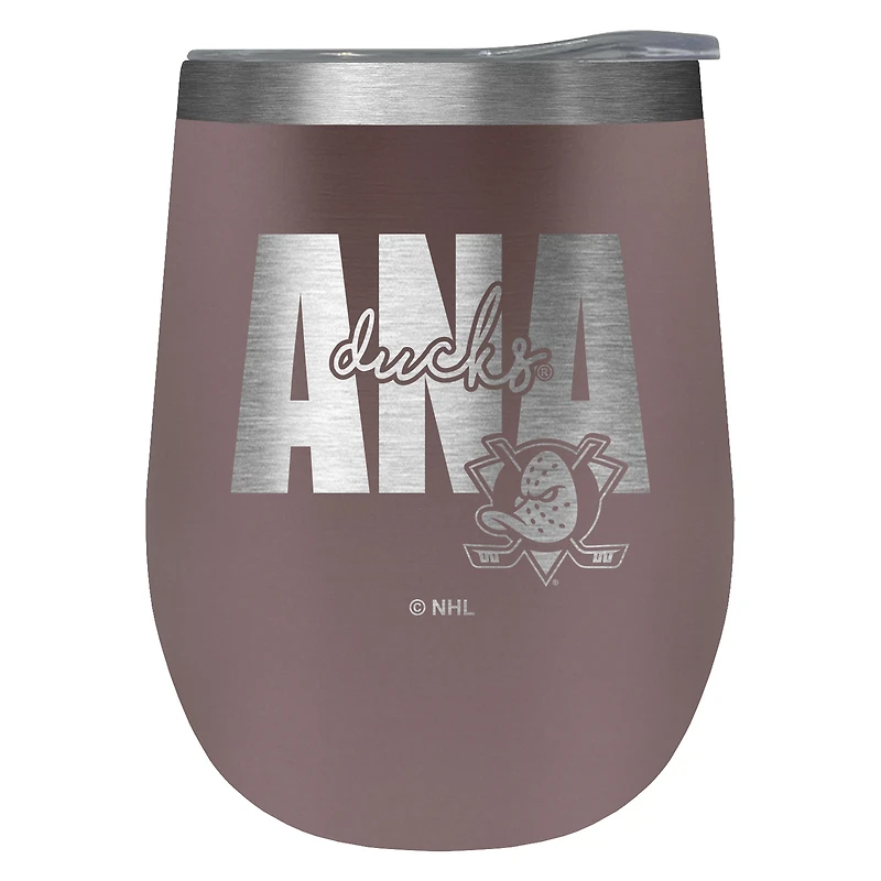 Anaheim Ducks 10oz. Rose Gold Wine Tumbler