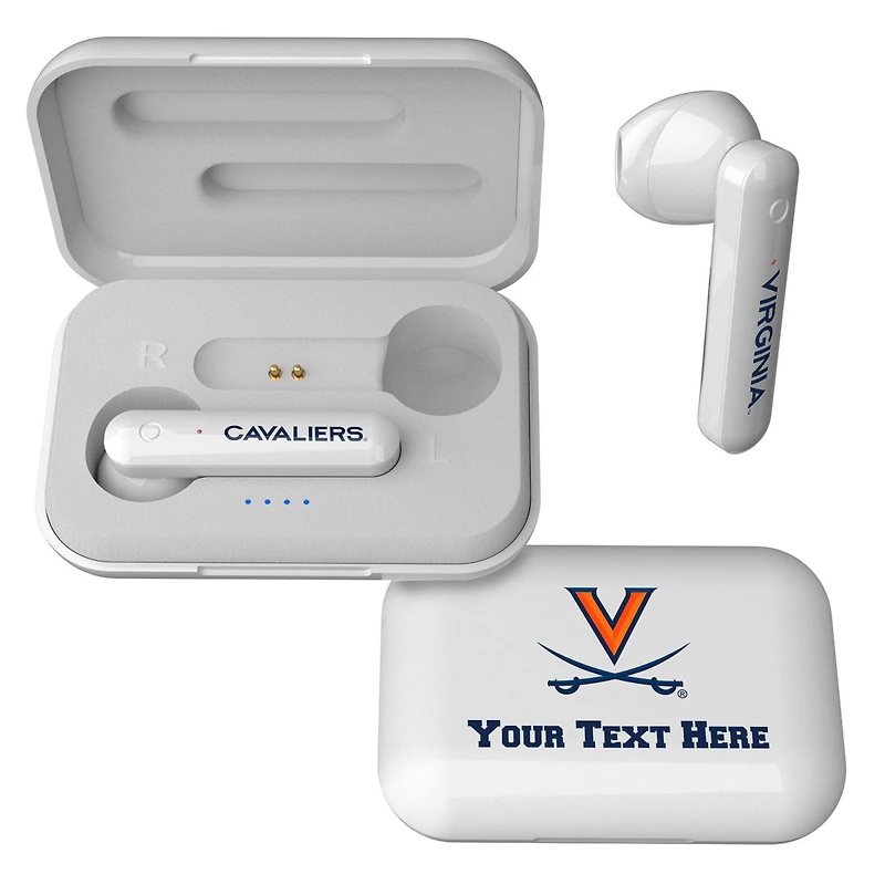Virginia Cavaliers Personalized True Wireless Earbuds