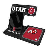 Utah Utes Personalized 3-In-1 Wireless Charger