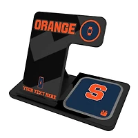 Syracuse Orange Personalized 3-In-1 Wireless Charger