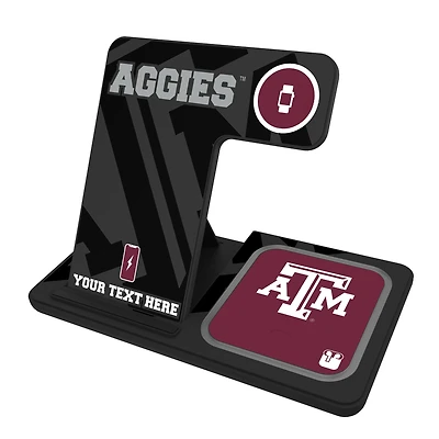 Texas A&M Aggies Personalized 3-In-1 Wireless Charger