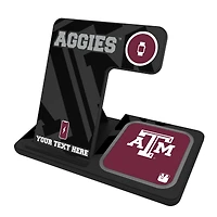 Texas A&M Aggies Personalized 3-In-1 Wireless Charger