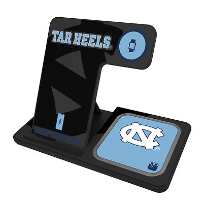 North Carolina Tar Heels Personalized 3-In-1 Wireless Charger