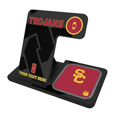 USC Trojans Personalized 3-In-1 Wireless Charger