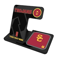 USC Trojans Personalized 3-In-1 Wireless Charger