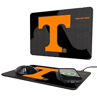 Keyscaper Tennessee Volunteers Personalized 15W Fast Wireless Charger and Mouse Pad