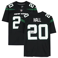 Breece Hall New York Jets Autographed Black Nike Limited Jersey