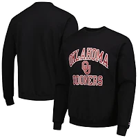 Men's Champion Black Oklahoma Sooners High Motor Pullover Sweatshirt